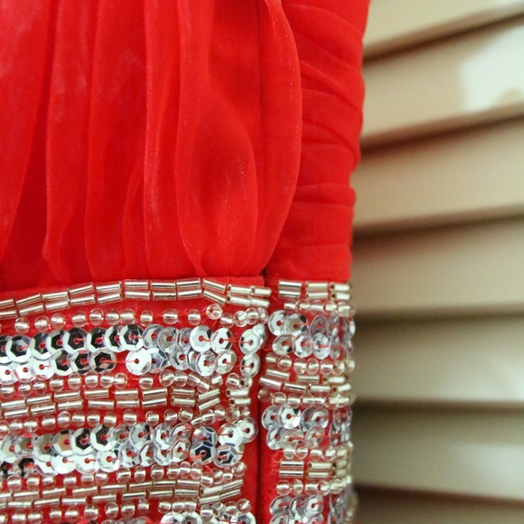 Red Cinderella Divine Prom | Homecoming Dress Sz 8 - Picture 7 of 7